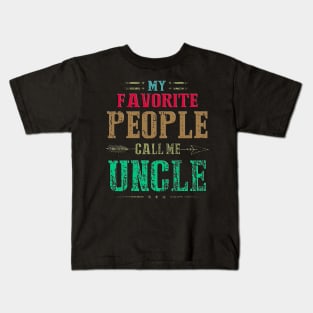 My Favorite People Call Me Dad Funny Fathers Day cute Kids T-Shirt